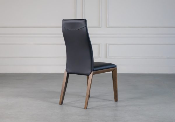 Sandra Dining Chair in Black, Back