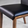 Sandra Dining Chair in Black, Close Up