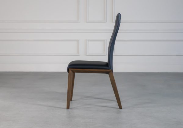 Sandra Dining Chair in Black, Side