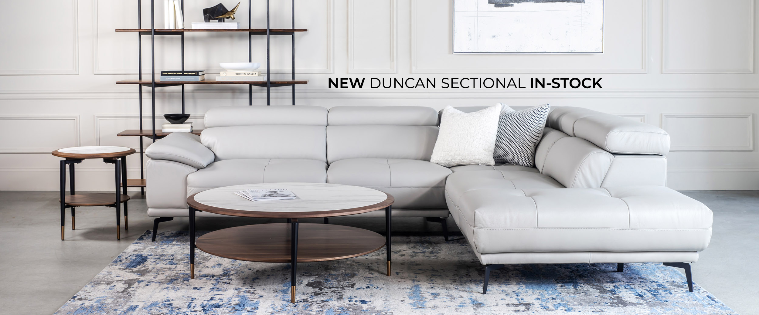 Duncan Sectional in Silver