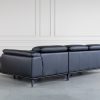 Baker Sectional in Black, Back, SR