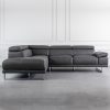 Carson Sectional in Grey, Featured