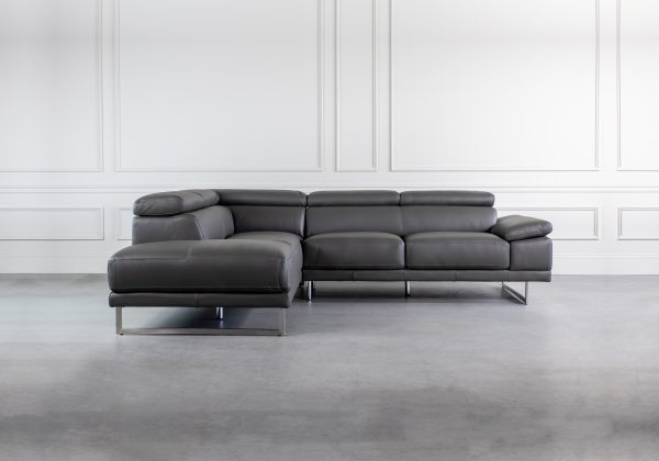 Carson Sectional in Grey, Featured
