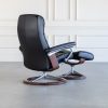 Opal Signature Recliner in Black, Back