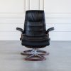 Opal Signature Recliner in Black, Front