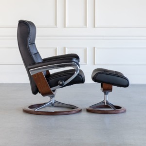 Opal Classic Recliner Black Side Opal Classic Recliner Black Side