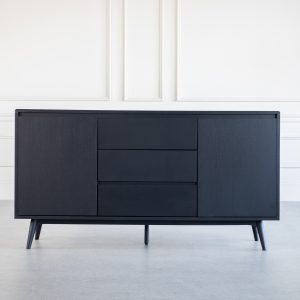 Sierra Sideboard in Black, Front