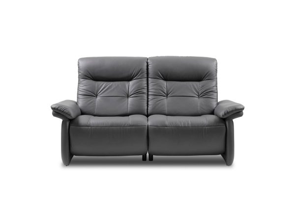 Mary Loveseat in Metal Grey, Front