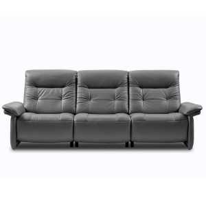 Mary Sofa in Metal Grey, Front