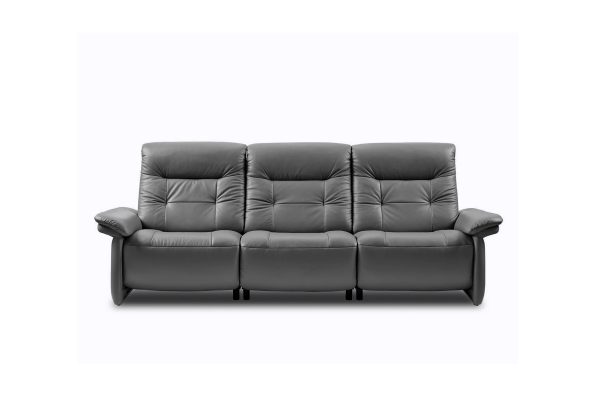 Mary Sofa in Metal Grey, Front