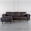 Parker Sectional in Dark Brown, Featured, SL