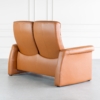 Stressless Sapphire Loveseat Paloma Cognac Back