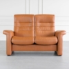 Stressless Sapphire Loveseat Paloma Cognac Front