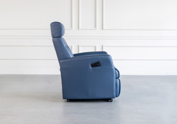 King Multi-Function Lift Chair in Midnight, Side