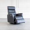 King Recliner in Onyx, Angle, Recline