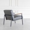 Lago Chair in Grey, Back