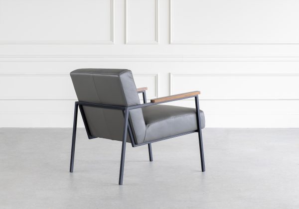 Lago Chair in Grey, Back