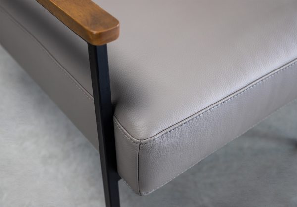 Lago Chair in Light Grey, Close Up