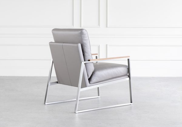 Pike Chair, L.Grey, Back