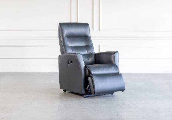 Queen Multi-Function Recliner in Onyx, Angle, Recline