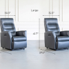 Queen Multi Function Recliner Dimensions 1
