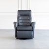 Queen Powerlux Recliner in Onyx, Front