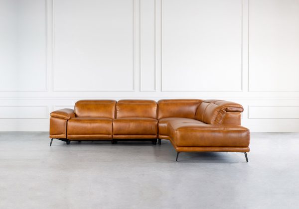 James Sectional in Tan, Front, SR, Featured