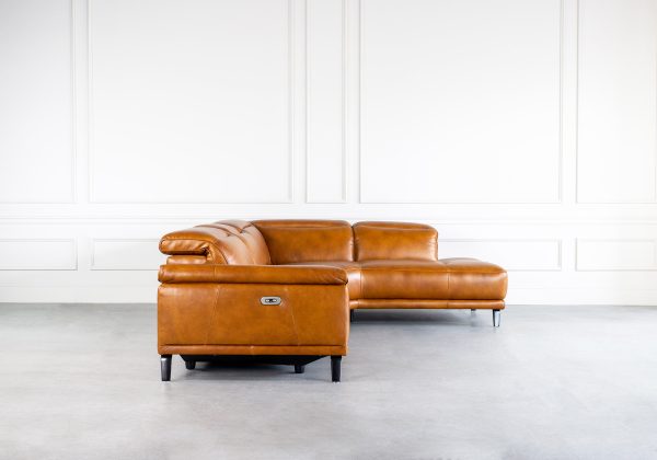 James Sectional in Tan, Side SR