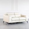 Sofie Loveseat in Light Grey, Angle