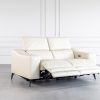 Sofie Loveseat in Light Grey, Angle, Double, Recline