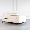 Sofie Loveseat in Light Grey, Back