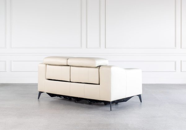 Sofie Loveseat in Light Grey, Back