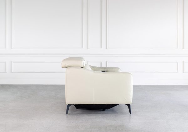 Sofie Loveseat in Light Grey, Side