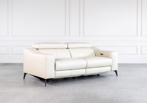 Sofie Sofa in Light Grey, Angle