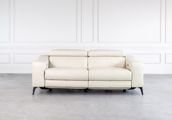 Sofie Sofa in Light Grey, Front