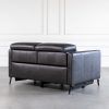 Tatum Loveseat in Charcoal, Back