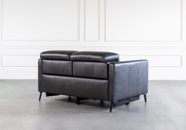 Tatum Loveseat in Charcoal, Back