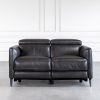 Tatum Loveseat in Charcoal, Front
