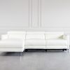 Tatum Sectional in White, Front, SL