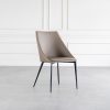 Tori Dining Chair, Taupe, Angle