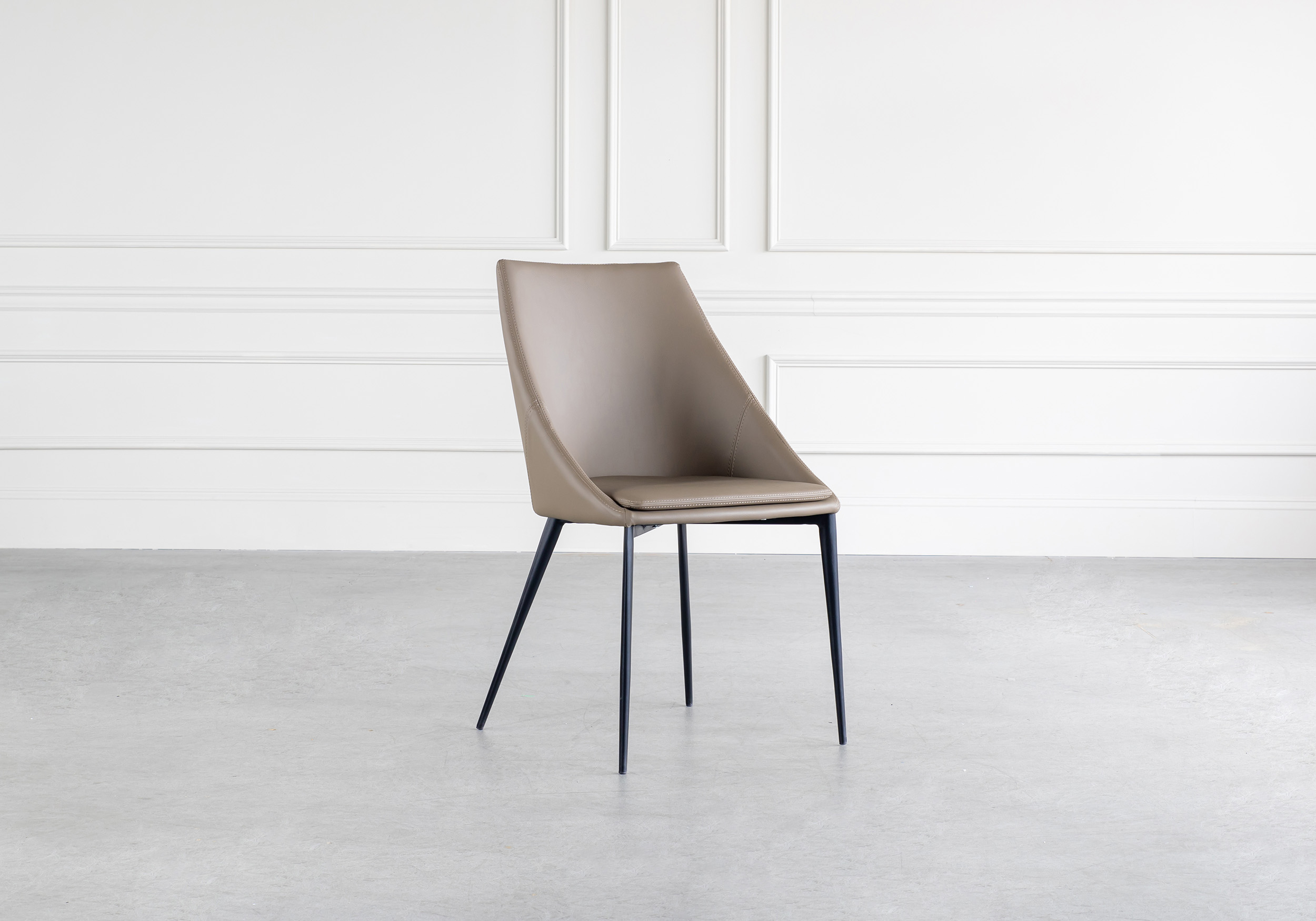 Tori Dining Chair Taupe Angle