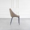 Tori Dining Chair, Taupe, Side