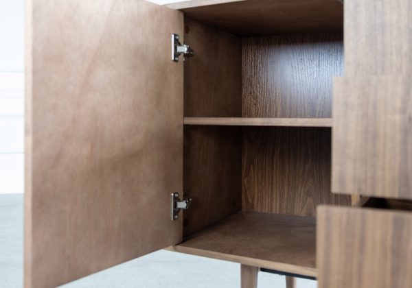 Diego Sideboard in Walnut, Close-Up