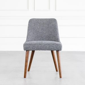 Henry Chair in Pepper, Walnut, Front