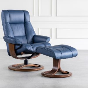 Magic Recliner in Midnight Blue, Angle