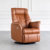 Viking Recliner in Cognac, Angle