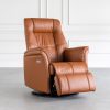 Viking Recliner in Cognac, Angle, Recline