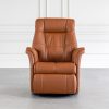 Viking Recliner in Cognac, Front