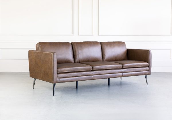 Wayne Sofa in Coffee, Angle