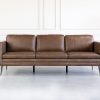 Wayne Sofa in Coffee, Front